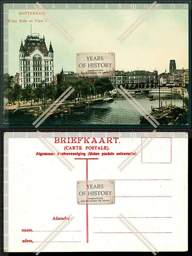 Orig. AK Rotterdam Holland Niederlande 1911