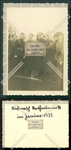 Orig. Foto Pimpf junge Jungs kurze Hosen 1935 weiterer Text siehe Rückseite