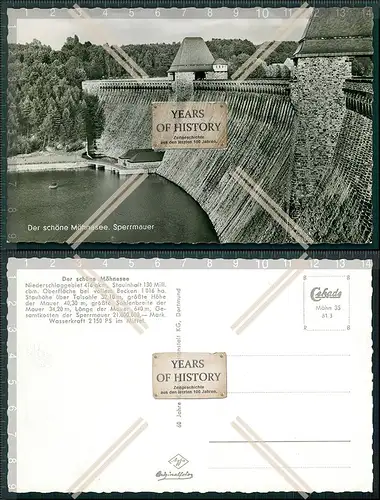 AK Möhnesee Soest Westfalen Möhnetalsperre Sperrmauer