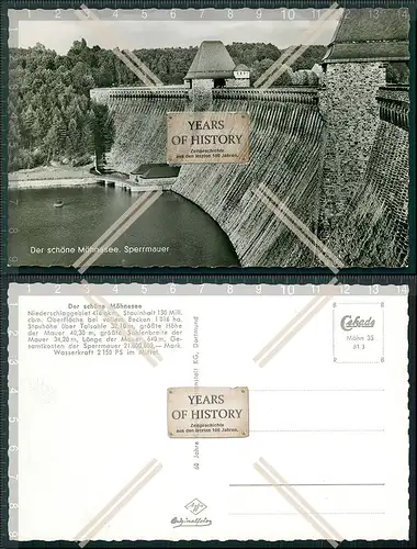AK Möhnesee Soest Westfalen Möhnetalsperre Sperrmauer 
