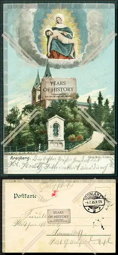 AK Präge Koblenz Arenberg Gnaden Bild und Kirche 1915 gelaufen