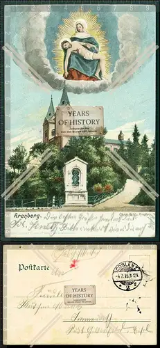 Orig. AK Präge Koblenz Arenberg Gnaden Bild und Kirche 1915 gelaufen