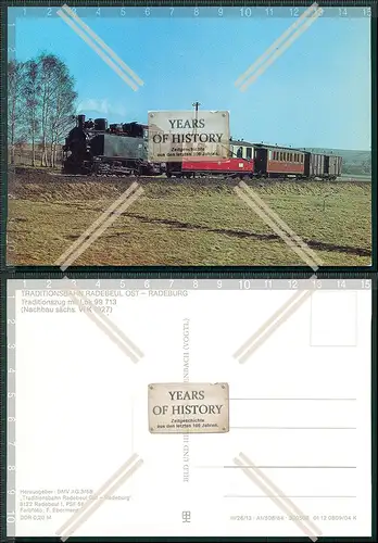 AK Dampflokomotive TRADITIONSBAHN RADEBEUL OST - RADEBURGTraditionszug mit Lok
