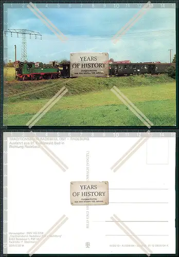 AK Dampflokomotive Ausfahrt aus Bahnhof Friedewald Bad inRichtung Radebeul