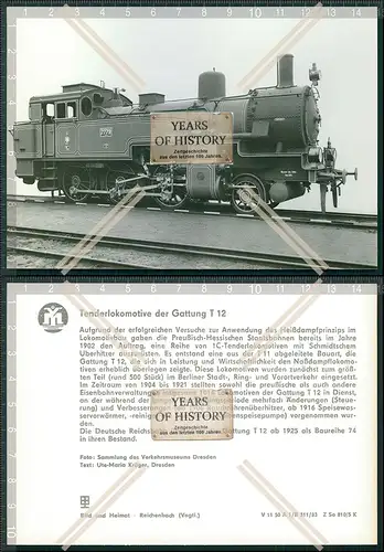 AK Dampflokomotive Tenderlokomotive der Gattung T 12