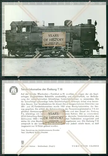 AK Dampflokomotive Tenderlokomotive der Gattung T 10