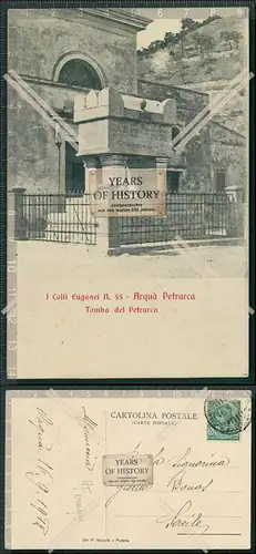 AK Padova Arqua la Tomba di Petrarca 
