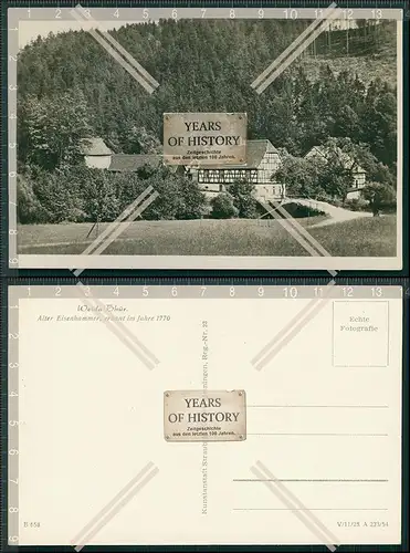 Foto AK Weida Thüringen alte Eisenhammer erbaut im Jahre 1770