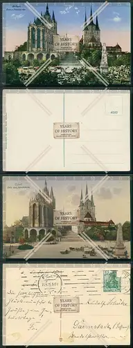 AK 2x Erfurt in Thüringen 1915