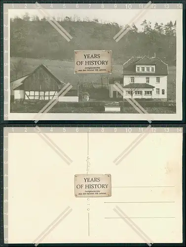 Foto AK Haus mit Straßenansicht 1933 Thüringen