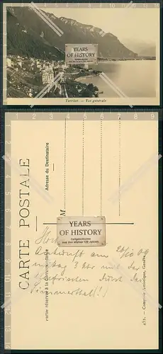 AK Territet Montreux Waadt Teilansicht Uferstraße uvm. 