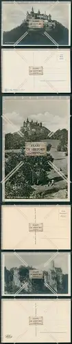 Foto AK 3x Burg Hohenzollern und Schloss Lichtenstein 1941 