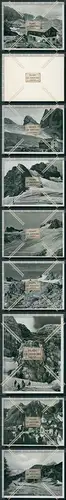 Foto  8x Gosau Dachstein Simony Schutzhütte uvm. Gmunden im Traunviertel 1930 
