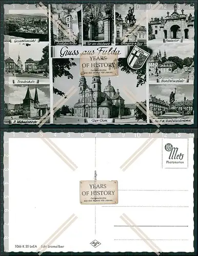 Foto AK Fulda Metz Karte mehrfach Ansicht 