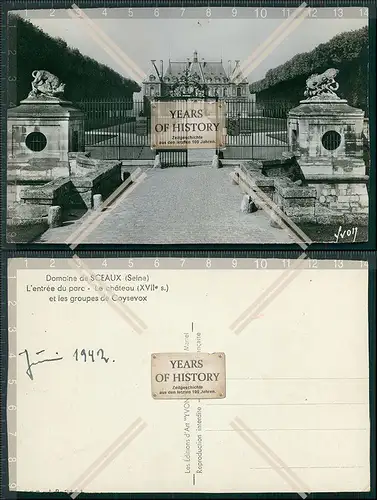 Foto AK Domaine de Sceaux Seine Le chateau vu du parc 