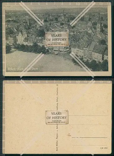 AK Erfurt Thüringen Blick vom Dom 1933