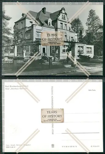Foto AK Bad Blankenburg Thüringen Hotel Weinhaus Eberitzsch 