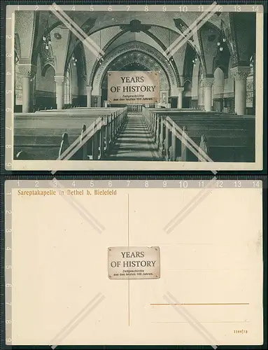 AK Bethel Gadderbaum Bielefeld Diakonissenanstalt Sareptakapelle 1933 Innen Ans