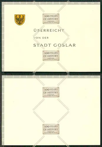 Orig. Karte Visitenkarte Überreicht von der Stadt Goslar 30er Jahre