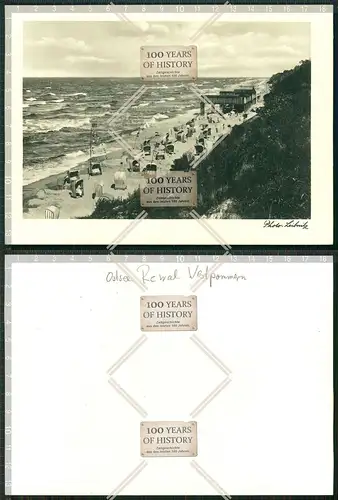 Orig. Foto 18x13cm Ostsee Strand Rewal Swinemünde Westpommern Polen