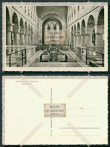 AK Heilsbronner Münster Innenansicht ehemalige Abtei der Zisterzienser in Heil