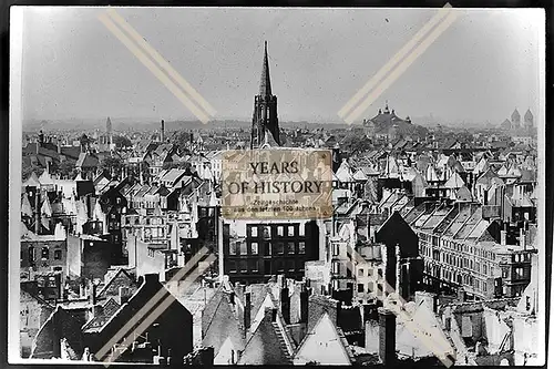 Foto Köln 1944-46 Luftbild Stadt Kirche
