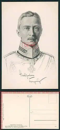 Orig. AK Kronprinz Wilhelm