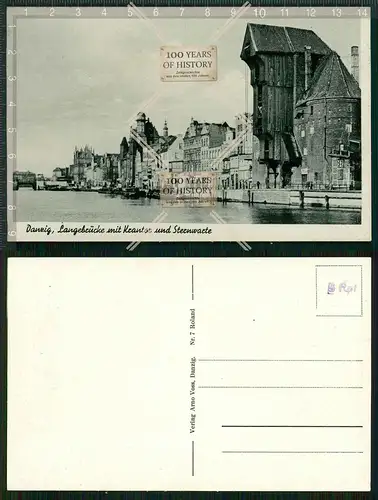 Orig. AK Gdansk Danzig Polen Krantor