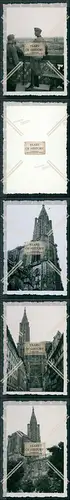 Foto 4x Frankreich Soldaten Kirche Kathedrale und vieles mehr 1940