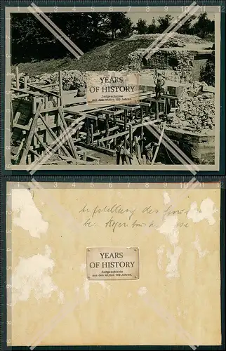 Foto Brücke Fluss Saone Kanal Frankreich Saarland Saar 1940 OT Todt Wiederaufb