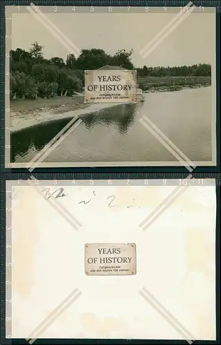 Foto Brücke Fluss Saone Kanal Frankreich Saarland Saar 1940 OT Todt Wiederaufb