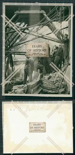 Foto Brücke Fluss Saone Kanal Frankreich Saarland Saar 1940 OT Todt Wiederaufb