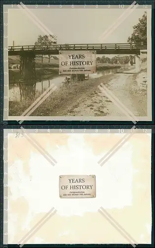 Foto Brücke Fluss Saone Kanal Frankreich Saarland Saar 1940 OT Todt Wiederaufb