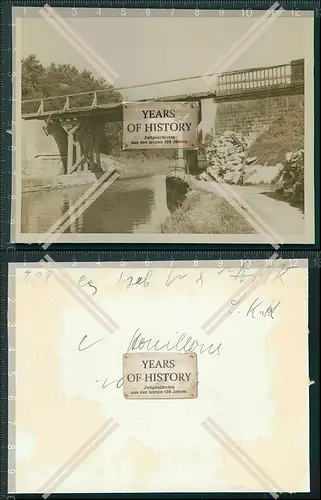 Foto Brücke Fluss Saone Kanal Frankreich Saarland Saar 1940 OT Todt Wiederaufb