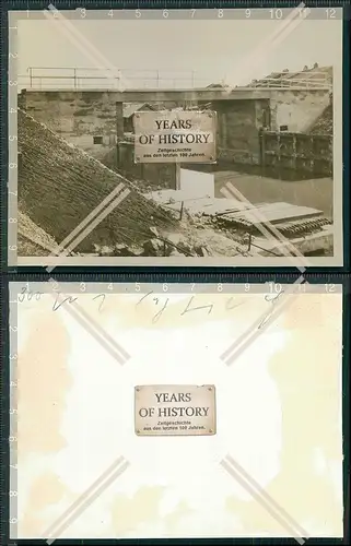 Foto Brücke Fluss Saone Kanal Frankreich Saarland Saar 1940 OT Todt Wiederaufb