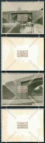 Foto 2x Kanal Brücke OBL Homburg Saarland 1940 OT Todt Saarbrücken