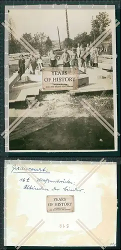 Foto Girancourt Meurthe-et-Moselle Est Brücke 1940 Wiederaufbau OT Todt