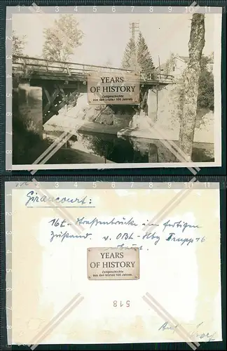 Foto Girancourt Meurthe-et-Moselle Est Brücke 1940 Wiederaufbau OT Todt