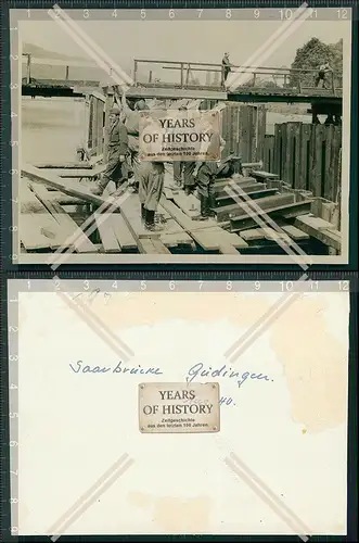 Foto Saarbrücke Güdingen Saarbrücken Altgüdingen 1940 Wiederaufbau OT Todt 