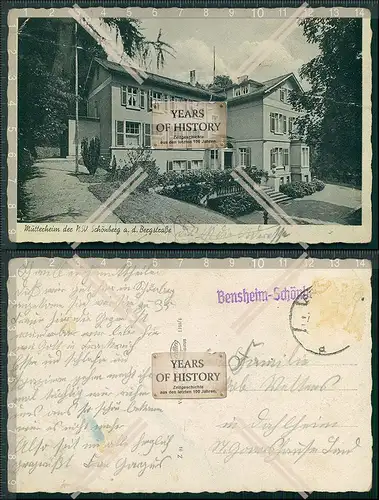 AK Bensheim Schönberg a.d. Bergstraße Mütterheim der NSV 1940 gelaufen