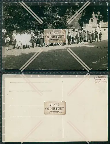 Foto AK Bad Harzburg 1928 Handwerker Tag Büchsenmacher Karabiner