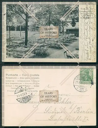 AK Berlin-Tiergarten Kronprinzen-Zelt 1 gel. 1903
