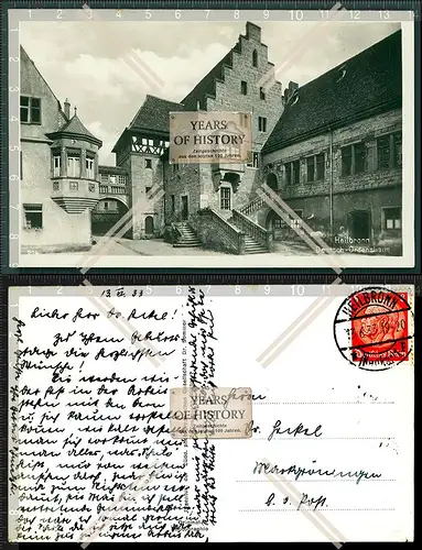 Orig. Foto AK Heilbronn Deutsch Ordenshaus gel. 1933