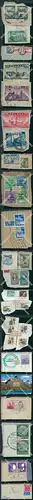 Kleines Briefmarken Konvolut alles von Briefen abgetrennt gerissen