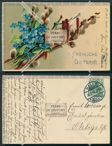 AK Künstler Weidenkätzchen Zweig Blumen Ansichtskarte Postkarte verschiedene 