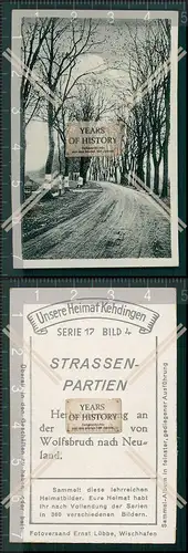 Heimat Kehdingen STRASSEN-PARTIEN Herbststimmung Landstraße von Wolfsbruch nac