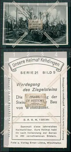 Heimat Kehdingen Werdegang des Ziegelsteins Die Verwendung derSteine. Der Bau v