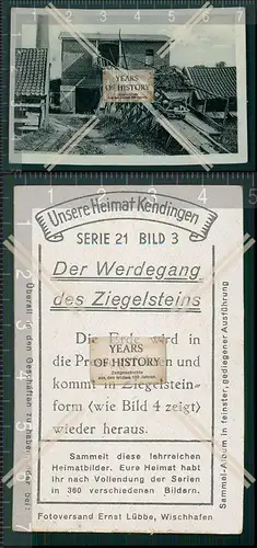 Heimat Kehdingen Der Werdegang des Ziegelsteins Die Erde wird in die Presse gef