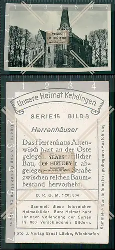 Heimat Kehdingen Herrenhäuser Das Herrenhaus Alten. wisch hart an der Oste gel