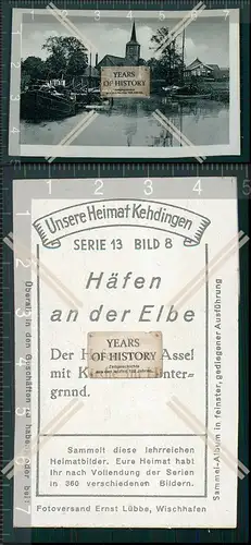 Heimat Kehdingen Der Hafen von Assel an der Elbe 